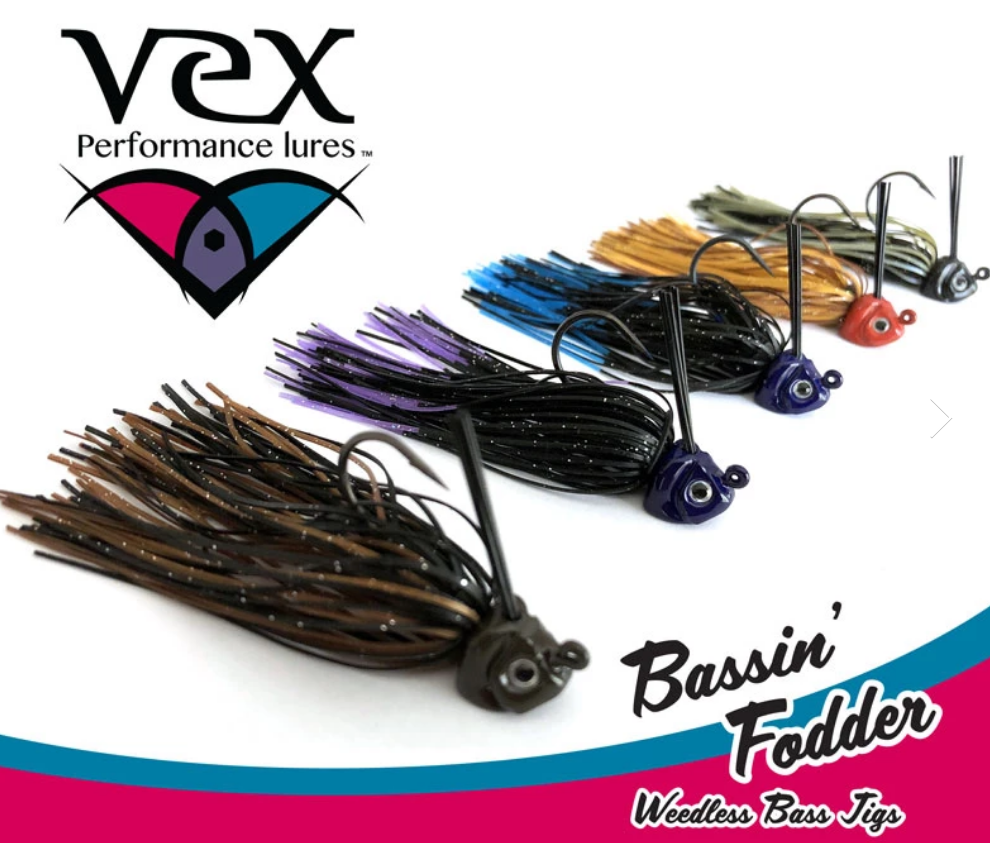 VEX BASSIN FODDER SWIM JIG New Age Fishing