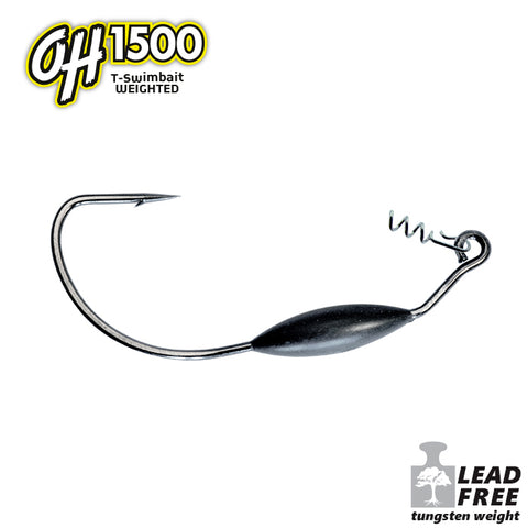 OMTD BIG SWIMBAIT WEIGHTED HOOK - OH1500