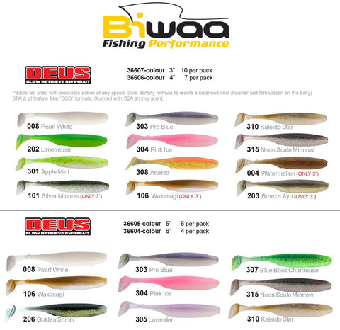 BIWAA DEUS PADDLE TAIL - 4"