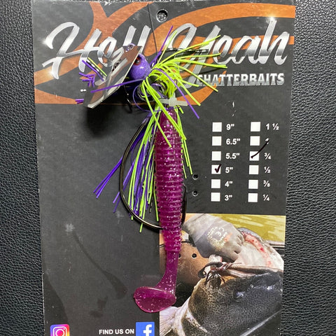 HELL YEAH CHATTERBAITS - 5”