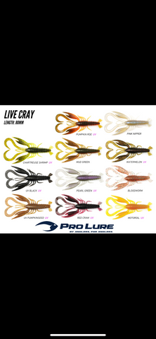 PRO LURE LIVE CRAY - 80MM